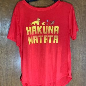 XXL “Hakuna Matata” Lion King T-Shirt